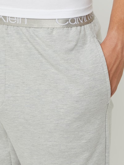 Calvin Klein Underwear Sweatshorts mit Logo-Bund Mittelgrau Melange 3