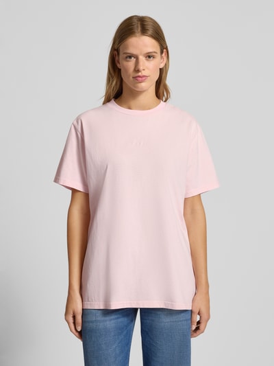 OH APRIL Boyfriend Fit T-Shirt mit Rundhalsausschnitt Modell 'Muse' Pink 5