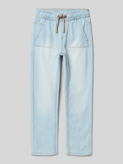 s.Oliver RED LABEL Regular fit jeansjogger van puur katoen, model 'PETE' Lichtblauw - 1