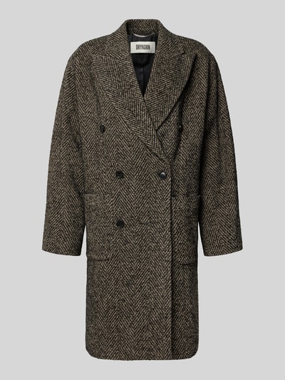Drykorn Mantel aus Woll-Mix Modell 'MATESSO' Mittelbraun 2