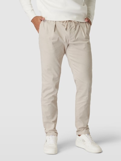 Profuomo Chino met paspelzakken Beige - 4