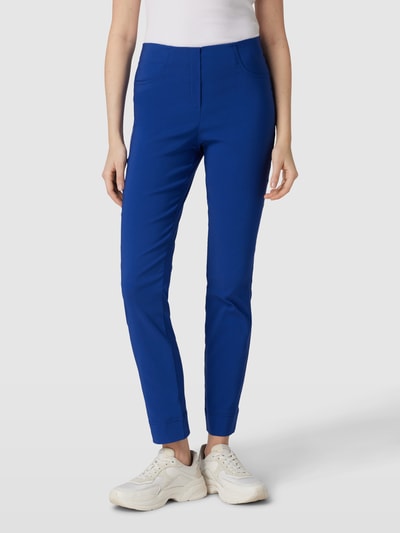 STEHMANN Stoffen broek met steekzakken, model 'LOLI' Blauw - 4