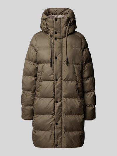 G-Star Raw Parka pikowana z listwą z zatrzaskami model ‘Whistler’ Khaki 1