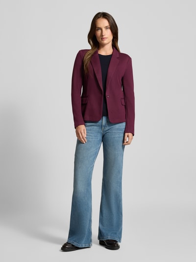 VERO MODA Regular fit korte blazer met katoen, model 'JULIA' Bordeaux - 1
