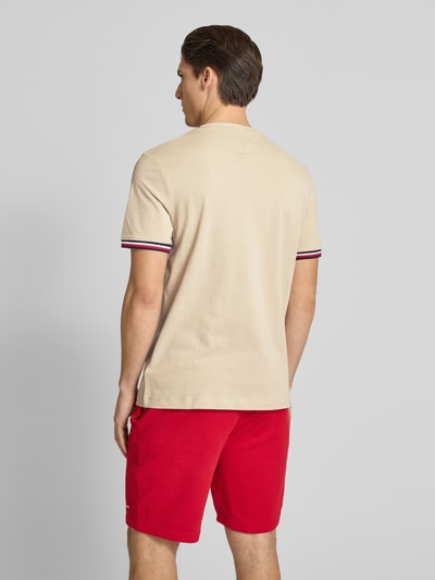 Tommy Hilfiger T-Shirt mit Label-Stitching Beige 5