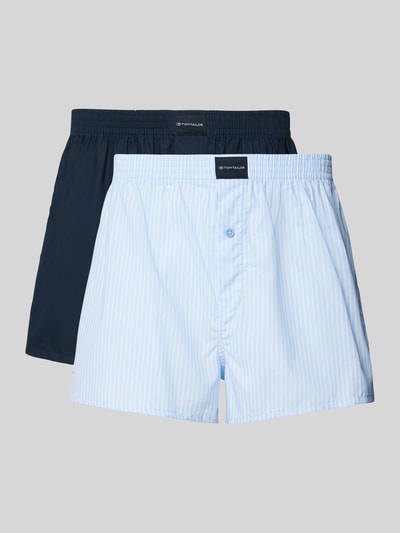 Tom Tailor Regular Fit Boxershorts aus reiner Baumwolle Bleu 1