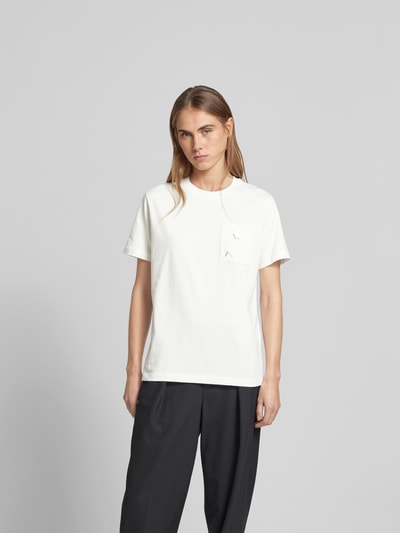 Kenzo T-Shirt mit Brusttasche Offwhite 4