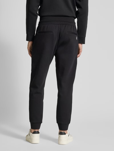 ARMANI EXCHANGE Spodnie dresowe z elastycznym ściągaczem Czarny 5