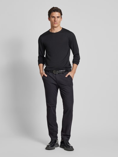 Eurex By Brax Pantalon met steekzakken, model 'THILO' Antraciet - 1