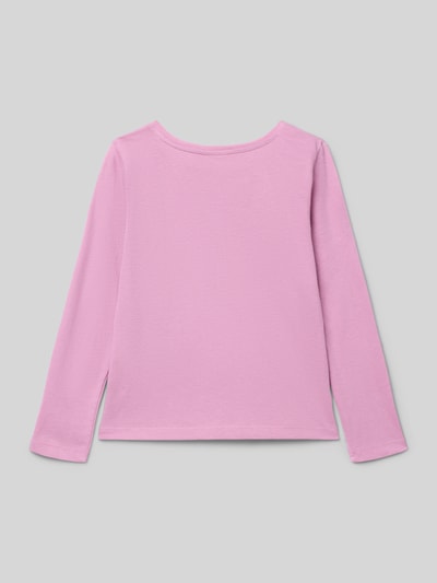 s.Oliver RED LABEL Regular fit shirt met lange mouwen van puur katoen Roze - 3