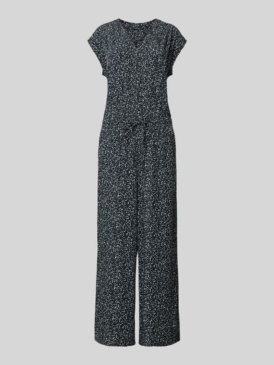 OPUS Jumpsuit met V-hals, model 'Moneli city' Marineblauw - 2