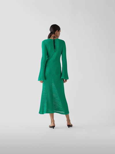 Dodo bar Or Strickkleid mit Schlüsselloch-Ausschnitt Grün 5