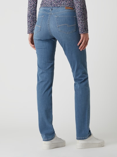 Angels Straight fit jeans met stretch, model 'Cici' Lichtblauw - 5