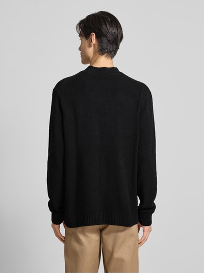 JACK & JONES Premium Strickpullover mit Polokragen Modell 'MAVERICK' Black 5