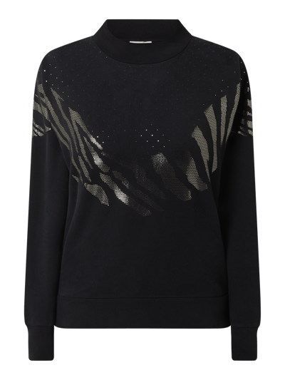 BOSS Orange Sweatshirt mit Glitter-Effekt Modell 'Ezebra' Black 2