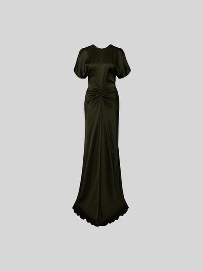 Victoria Beckham Maxikleid mit Viskose-Anteil Oliv 2