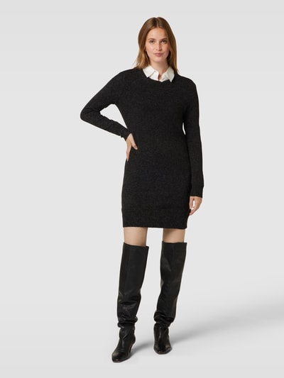 Vero Moda Strickkleid mit Rundhalsausschnitt Modell 'DOFFY' Black 1