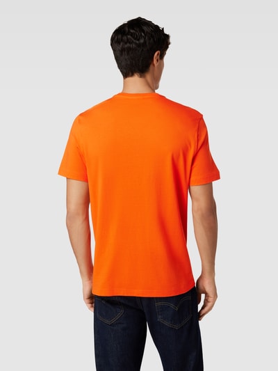 Lacoste T-Shirt mit Logo-Patch Orange 5