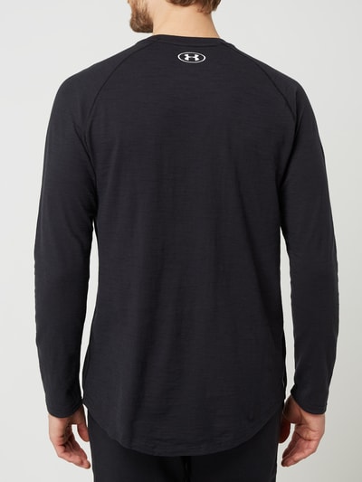 Under Armour Loose fit shirt met lange mouwen van slubjersey - HeatGear® Zwart - 6