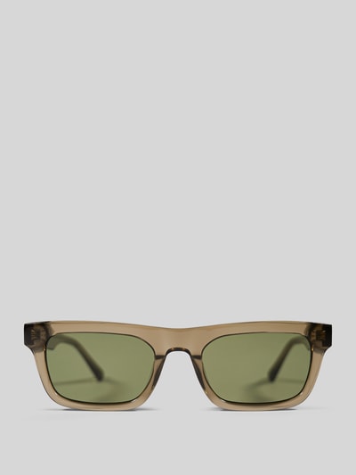MessyWeekend Rechteckige Sonnenbrille Modell 'NEW DYLAN' Gruen 2