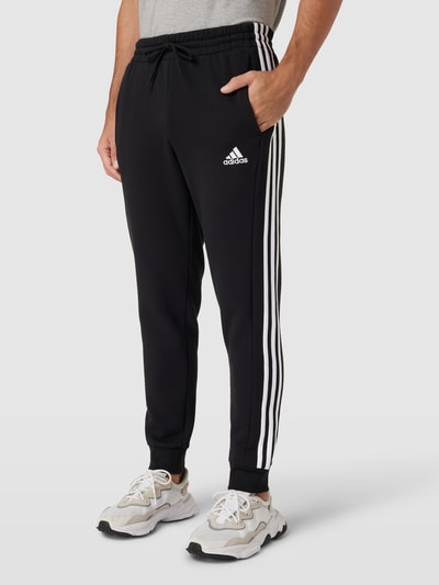 ADIDAS SPORTSWEAR Spodnie dresowe z wyhaftowanym logo Czarny 4