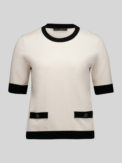 Betty Barclay Slim fit pullover van viscosemix Beige - 2