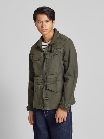 G-Star Raw Slim Fit Jacke mit Pattentaschen Modell 'Rovic' Anthrazit 4