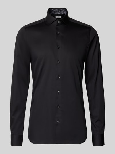 OLYMP Level Five Body Fit Businesshemd mit extra langem Arm Black 2