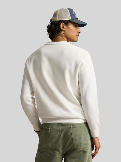 Polo Ralph Lauren Regular Fit Sweatshirt aus Baumwoll-Mix mit Polo Bear Print Weiss 5