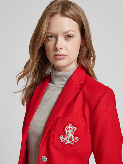 Lauren Ralph Lauren Blazer mit Label-Badge Rot 3