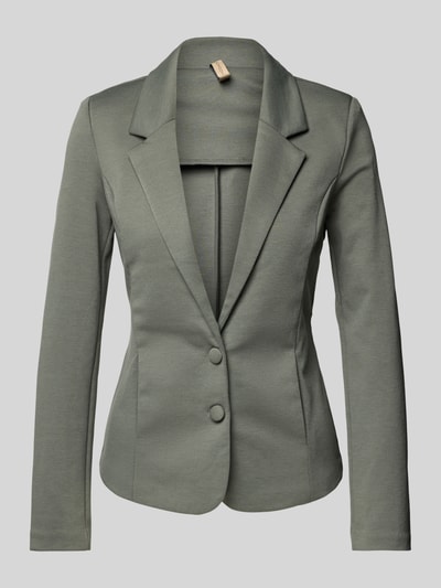 Soyaconcept Slim fit blazer met knoopsluiting, model 'Daniela' Rietgroen - 2