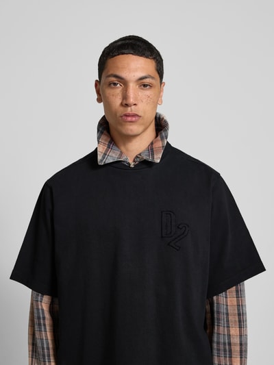 Dsquared2 T-Shirt mit Label-Detail Black 3