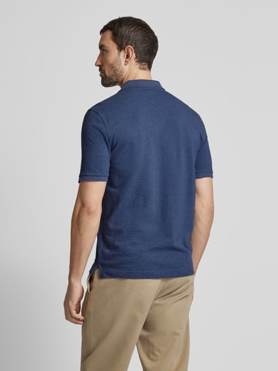 Gant Regular Fit Poloshirt mit Label-Stitching Jeansblau Melange 5