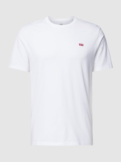 Levi's® T-Shirt mit Label-Patch Weiss 2