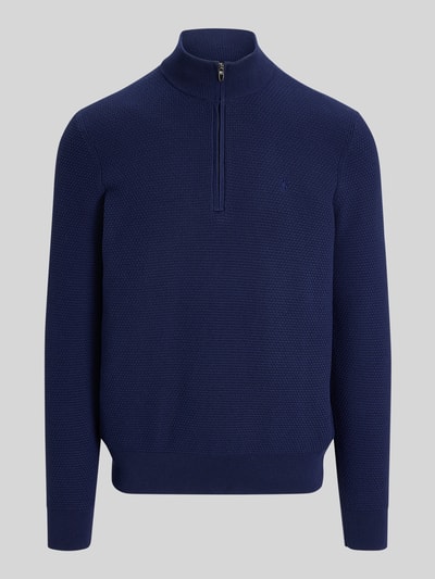 Polo Ralph Lauren Regular Fit Troyer aus Baumwoll-Mix mit Logo-Stitching Marine 2