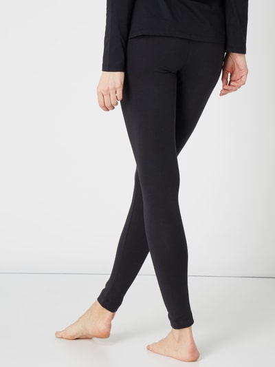 Marc O'Polo Leggings mit Logo-Print Dunkelblau 4