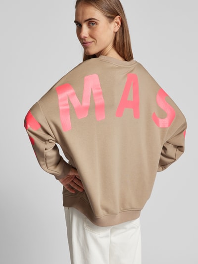 miss goodlife Oversized Sweatshirt mit Rundhalsausschnitt Beige 3