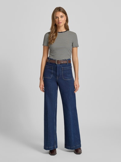 Lauren Ralph Lauren T-Shirt mit Rundhalsausschnitt Modell 'ALLI' Marine 1