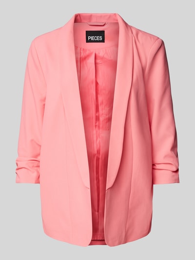 Pieces Regular Fit Longblazer mit Viskose-Anteil Modell 'BOSELLA' Pink 1