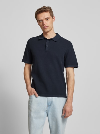 Jack & Jones Regular Fit Poloshirt aus Baumwoll-Mix Modell 'GEORGE' Marine 4