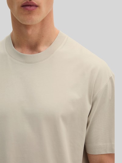 Marc O'Polo Loose Fit T-Shirt aus reiner Baumwolle  Mittelgrau 3