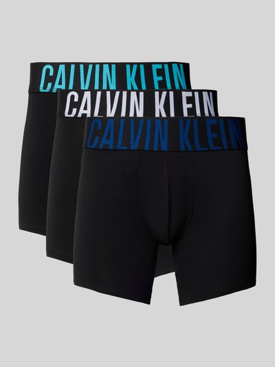 Calvin Klein Underwear Obcisłe bokserki z elastycznym pasem w zestawie 3 szt. Czarny 1