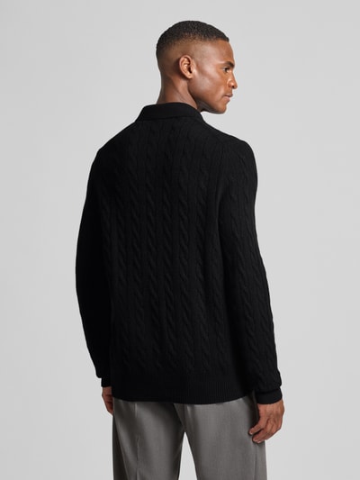 Polo Ralph Lauren Regular fit gebreide pullover van een mix van wol en kasjmier Zwart - 5