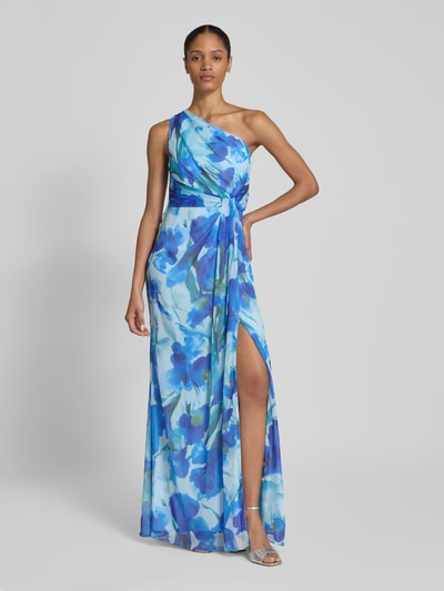 Adrianna Papell Abendkleid mit Knotendetail Blau 4