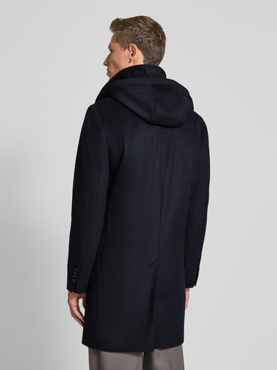 Tiger Of Sweden Lange jas met kasjmier, model 'Aleric' Donkerblauw - 5