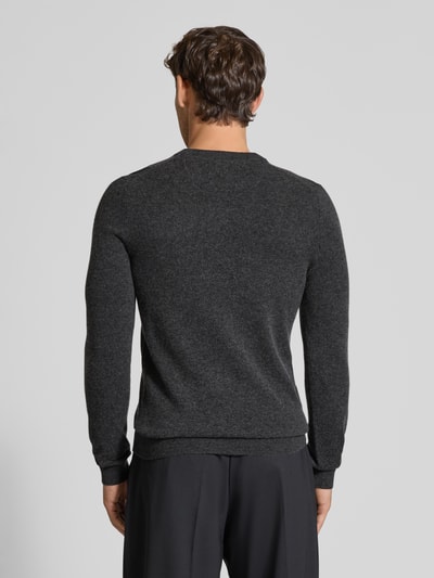 MCNEAL Gebreide pullover van wolmix met kasjmier Donkergrijs gemêleerd - 5