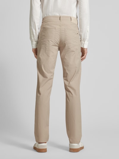 Brax Regular fit broek in 5-pocketmodel, model 'CADIZ' Beige - 5