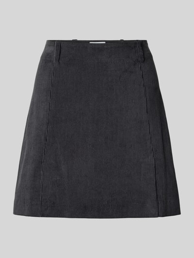 Armedangels Ausgestellter Mini-Rock aus Baumwoll-Mix Modell 'ZALAIAA' Anthrazit 2