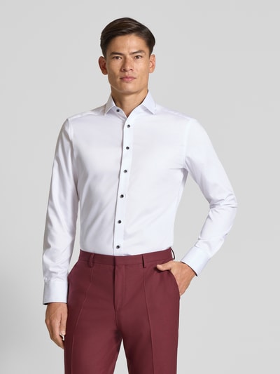 OLYMP Modern Fit Business-Hemd mit Kentkragen Weiss 4
