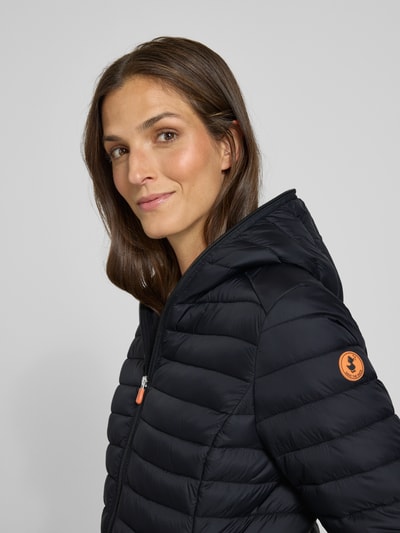 SAVE THE DUCK Steppjacke mit Zweiwege-Reißverschluss Modell 'DAISY' Black 3